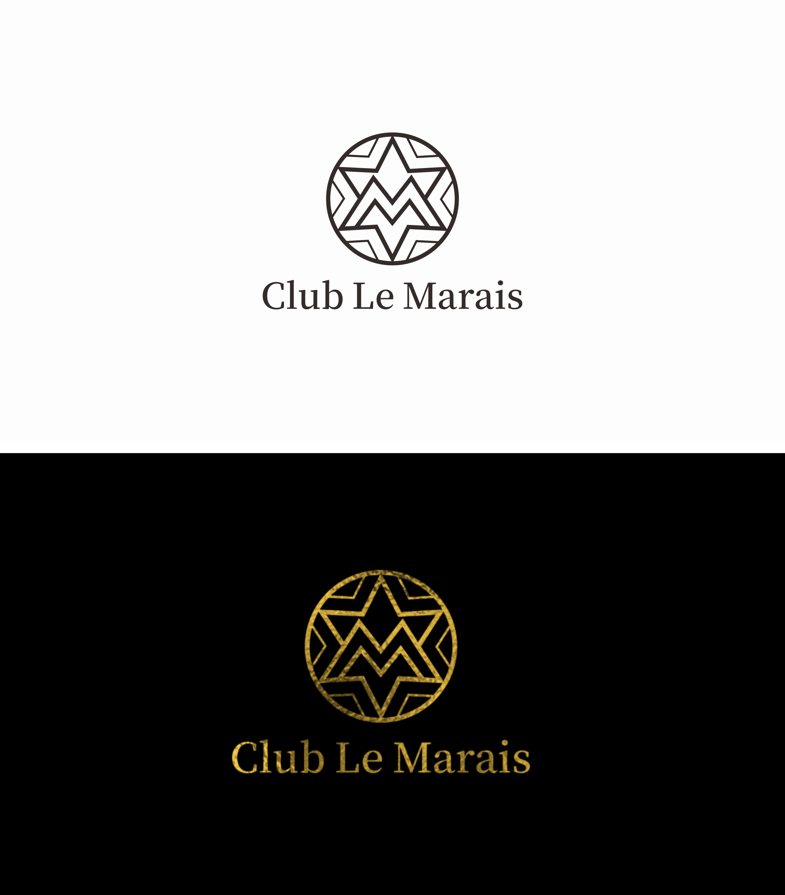法国巴黎风格高级club 夜 总 会 logo设计！