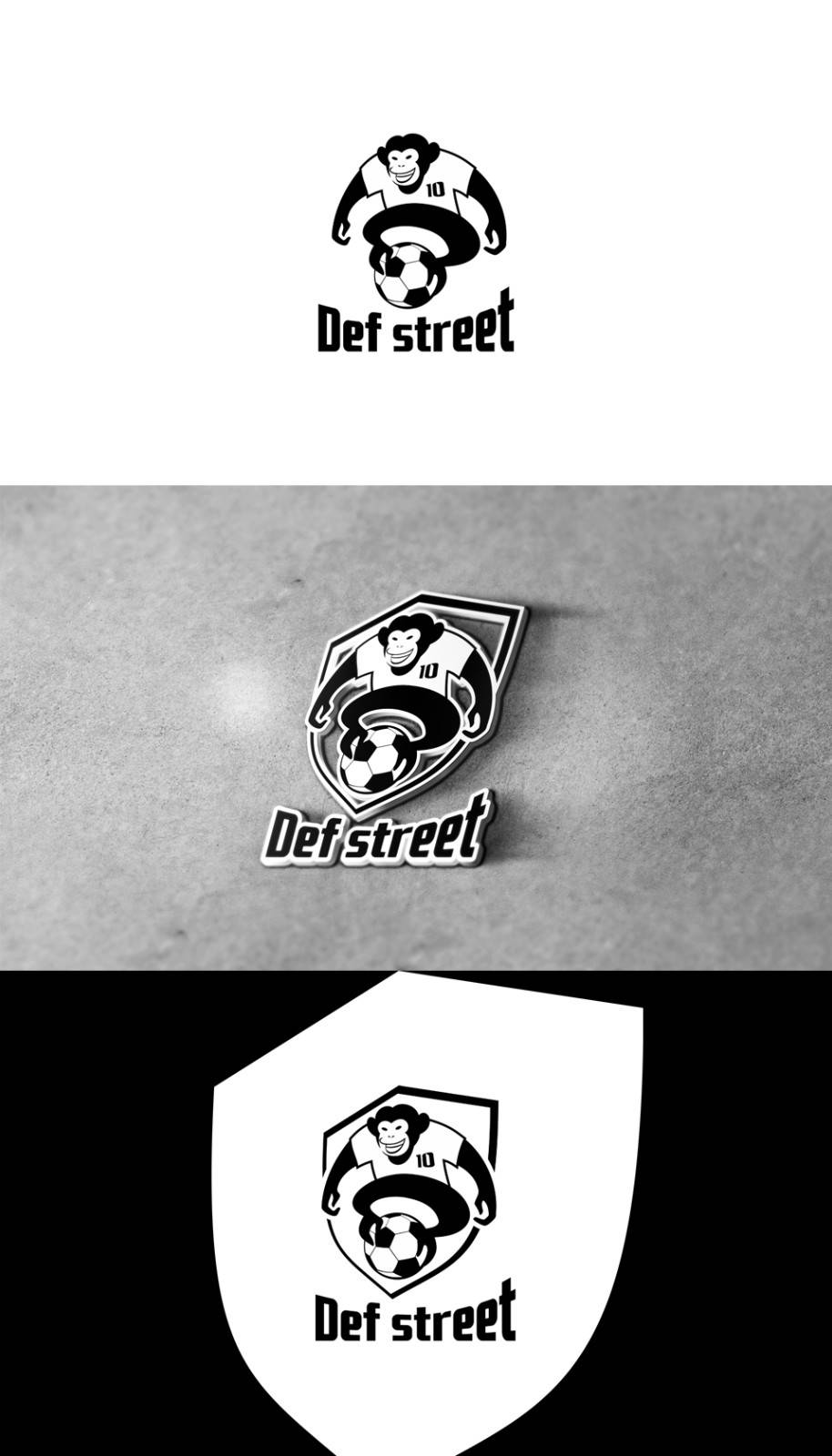 街头足球场logo设计！！