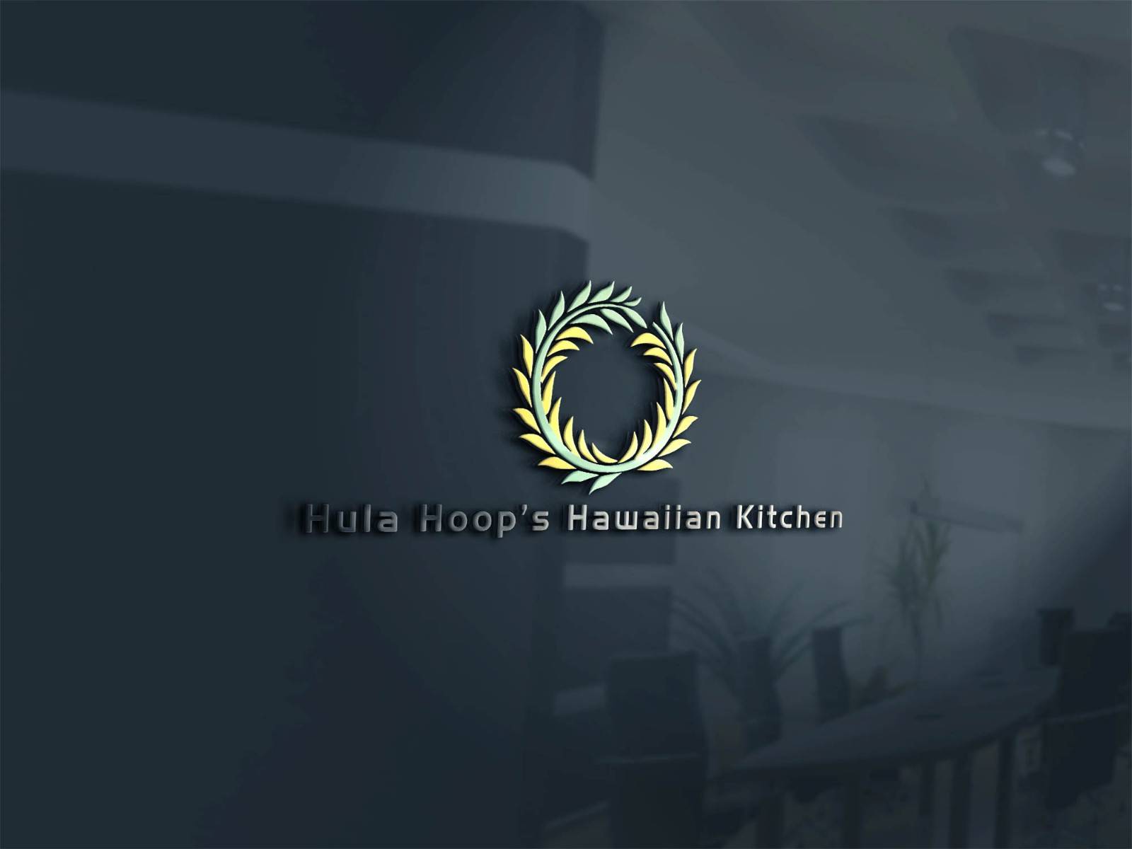 一家夏威夷餐厅的logo设计！
